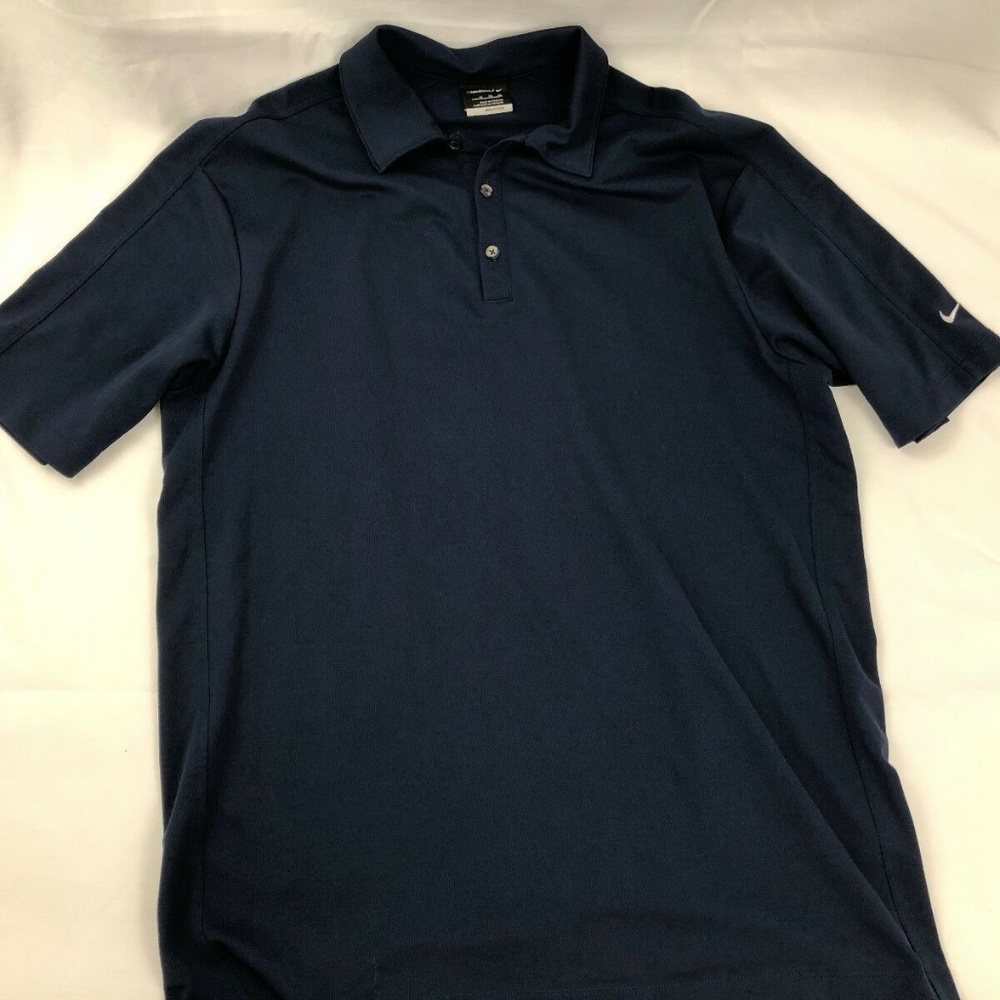 Nike Golf Polo Shirt Men's Fit Dry Navy Blue